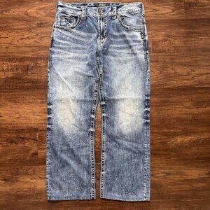 SILVER JEANS CO. Gordie Loose Fit Denim - 34x32 Y2K Western